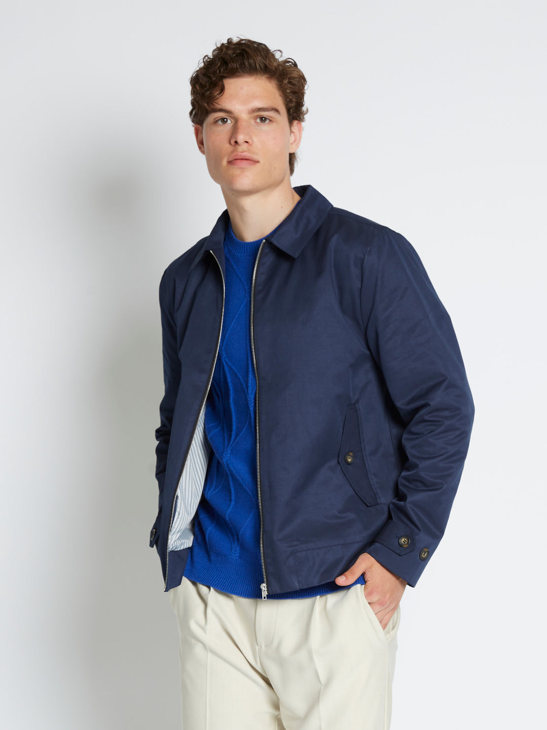 Bruuns Bazaar Men AutreBBJules jacket Outerwear Navy