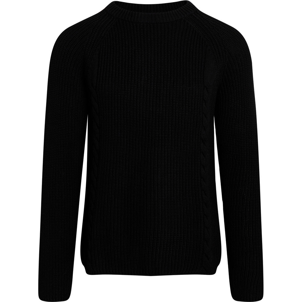 Bruuns Bazaar Men Awoke Bindi crew neck Knit Black