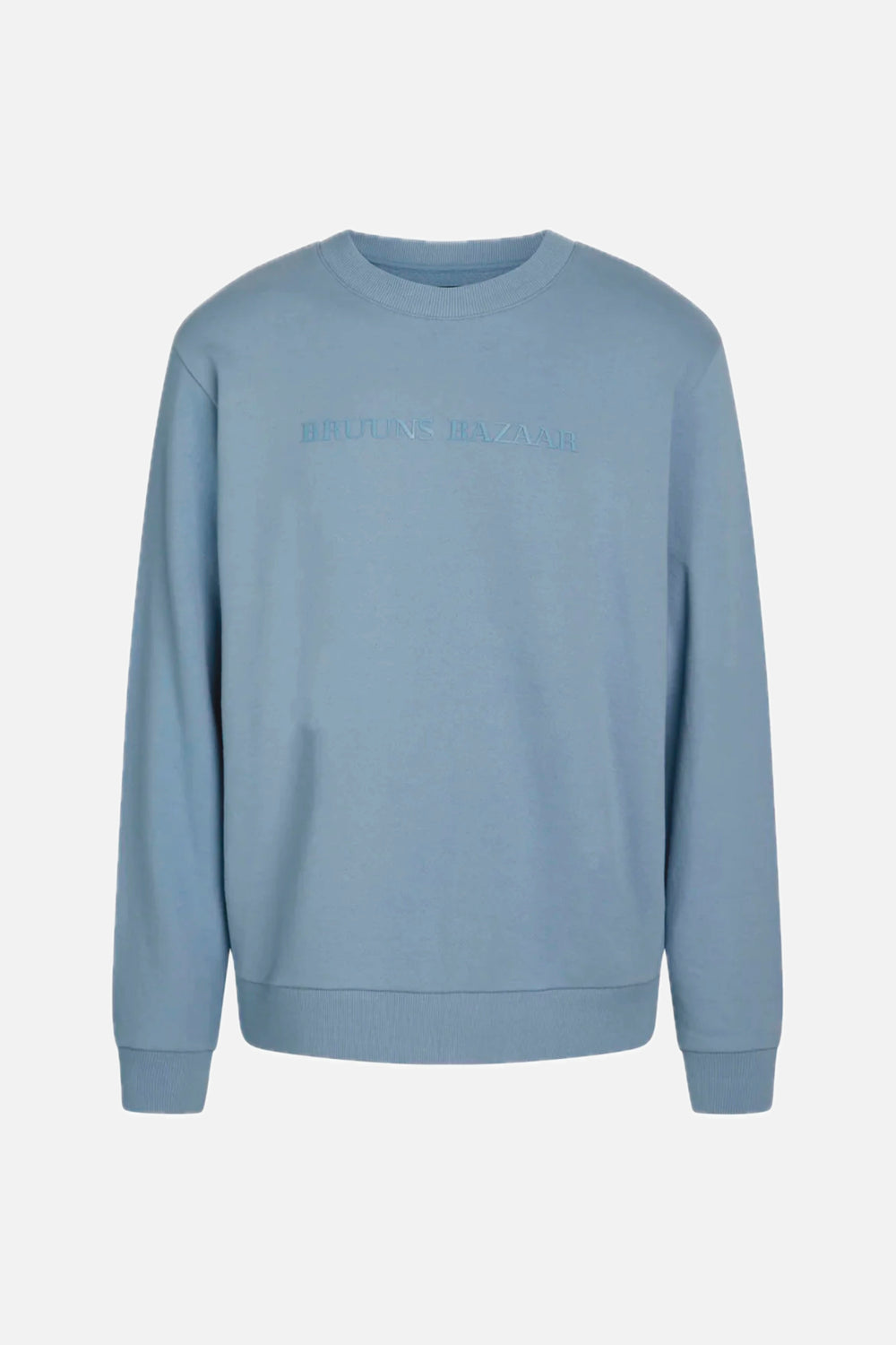 Bruuns Bazaar Men BirkBB Crew Neck Sweatshirt Ash blue