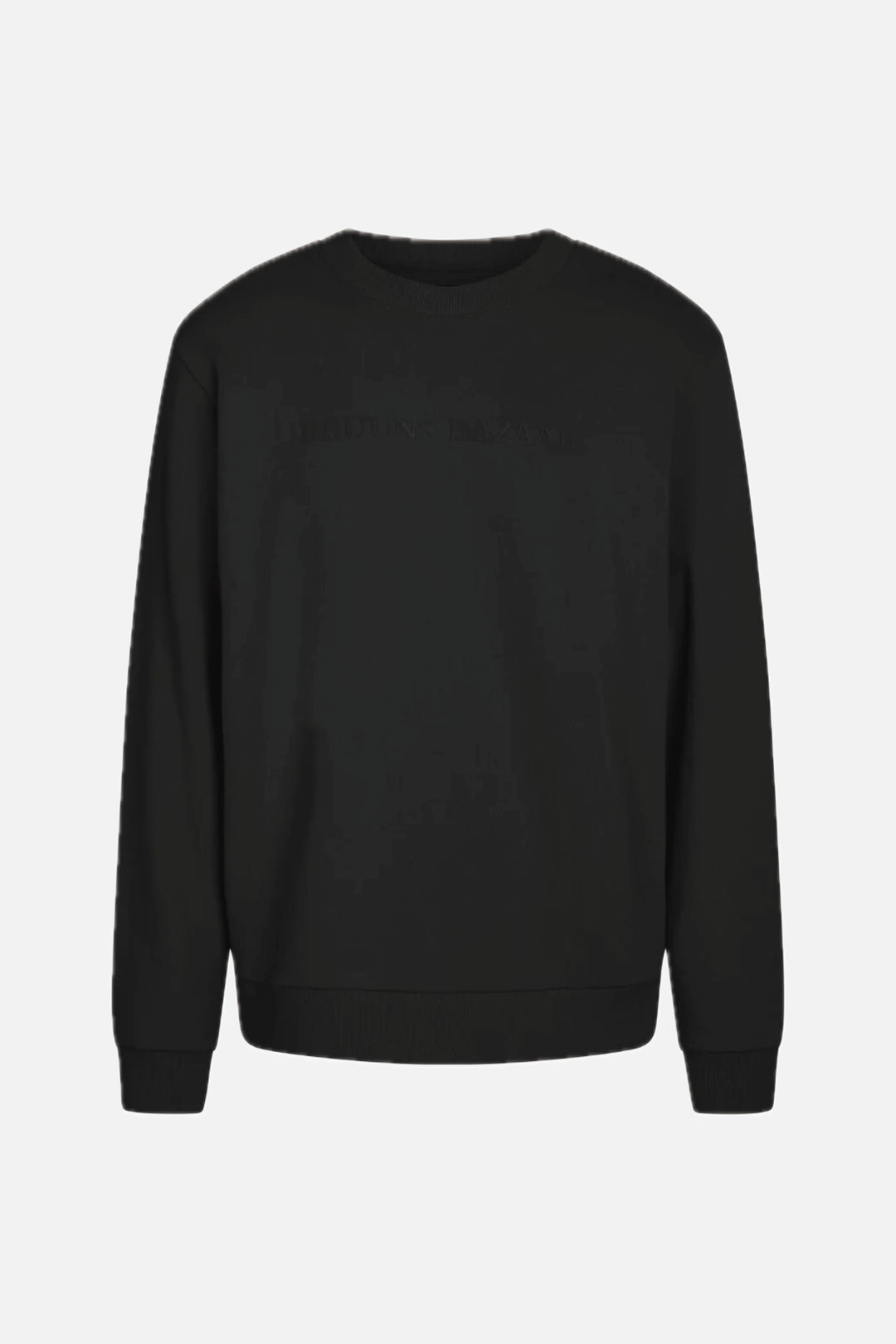 Bruuns Bazaar Men BirkBB Crew Neck Sweatshirt Black