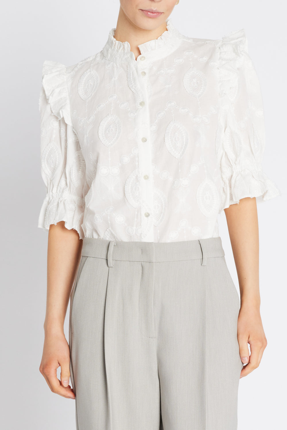 Bruuns Bazaar Women CanterburyBBCaro shirt Shirts White