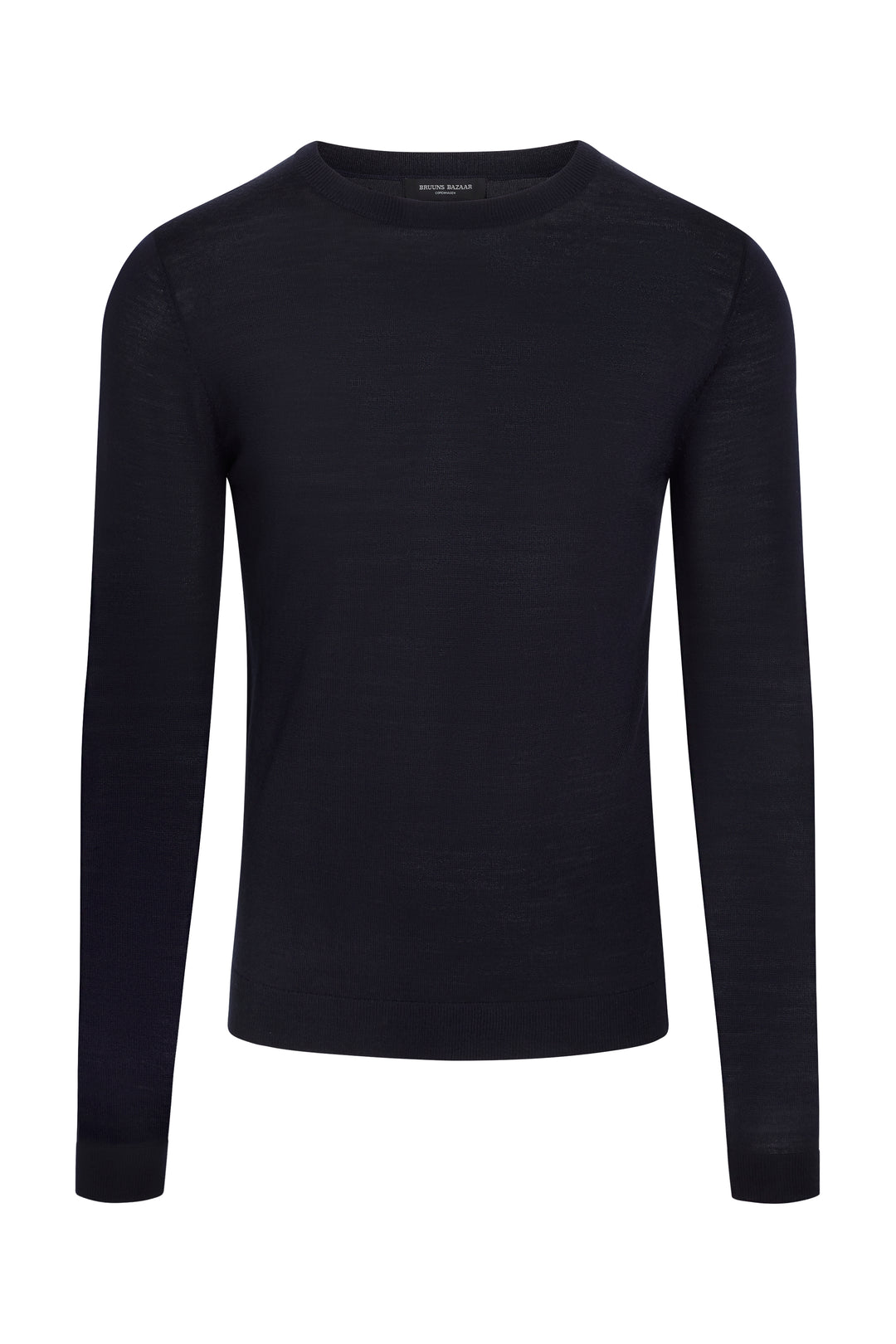 Bruuns Bazaar Men CharlesBB Crew Neck Knit Dark Navy