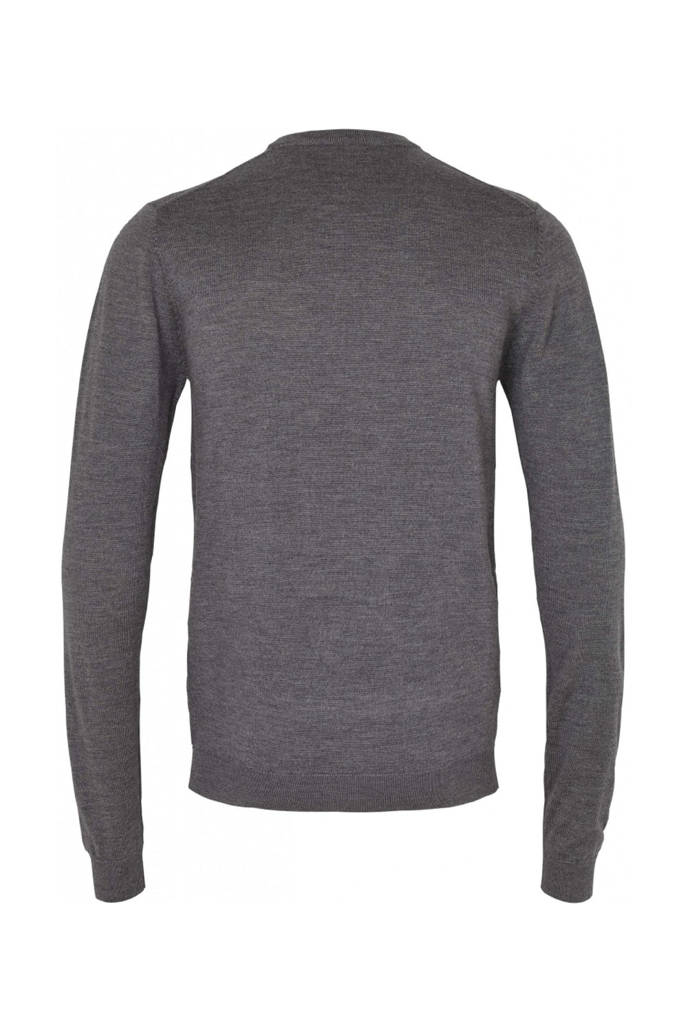 Bruuns Bazaar Men CharlesBB Crew Neck Knit Dark grey mel