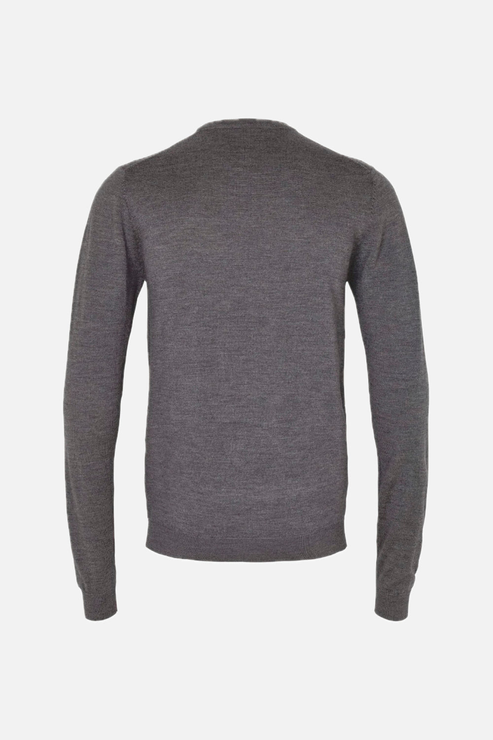 Bruuns Bazaar Men CharlesBB Crew Neck Knit Mid grey mel