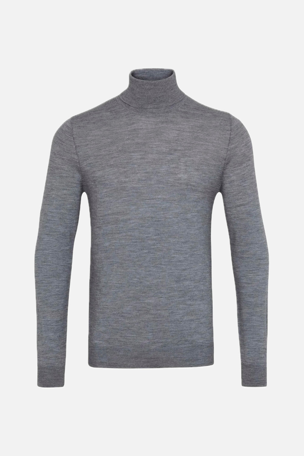 Bruuns Bazaar Men CharlesBB roll neck Knit Mid grey mel