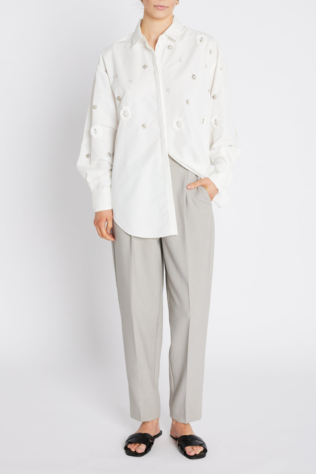 Bruuns Bazaar Women ChrisoulaBBBeia shirt Shirts Snow White