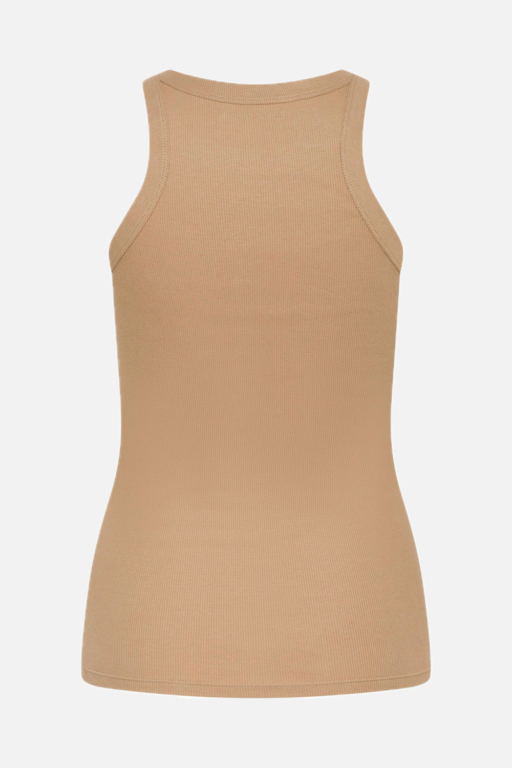 Bruuns Bazaar Women KatyBB Rib Tank top T-shirts Roasted Grey Khaki