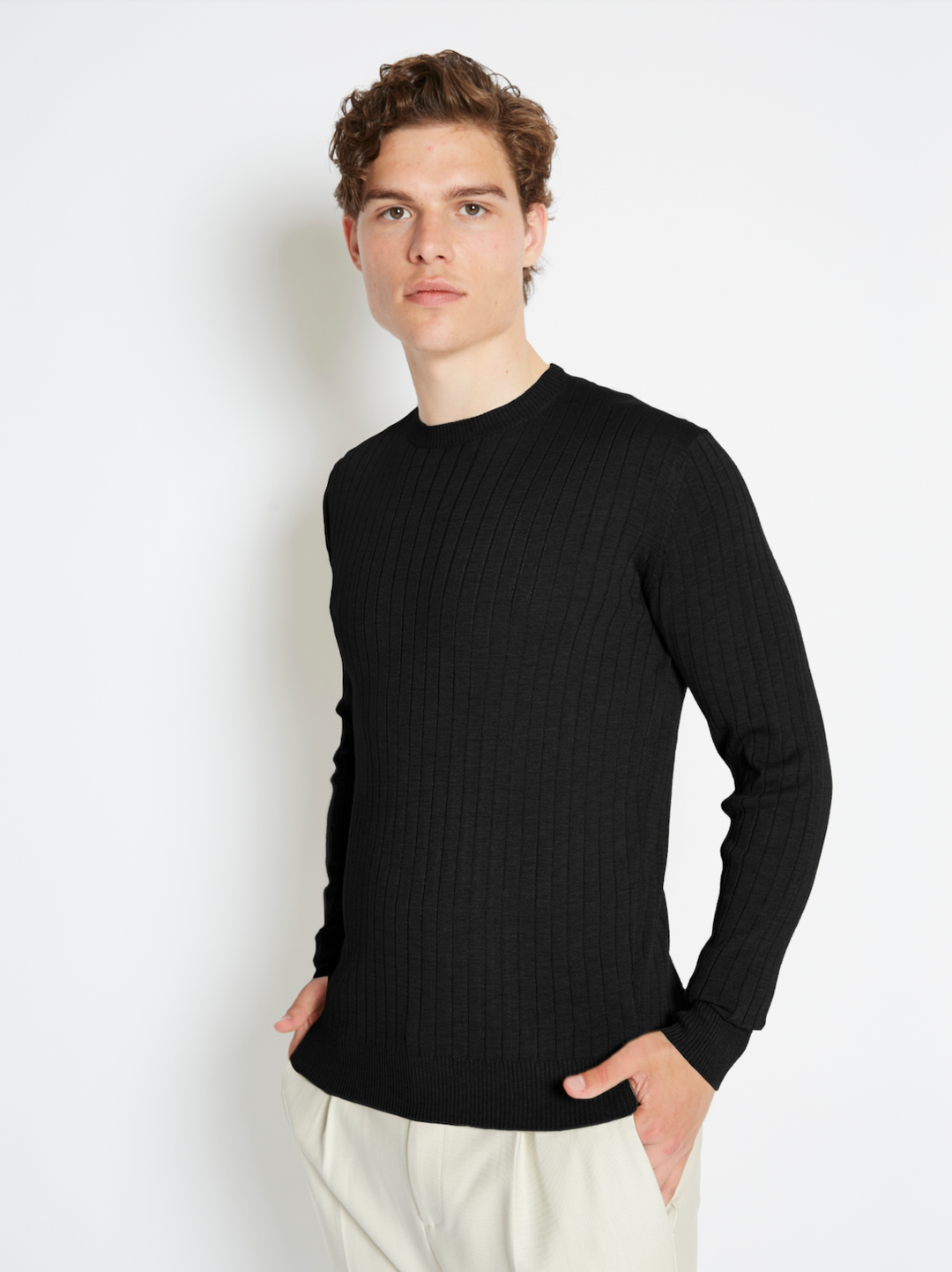 Bruuns Bazaar Men LeoBBRivee knit Knit Black