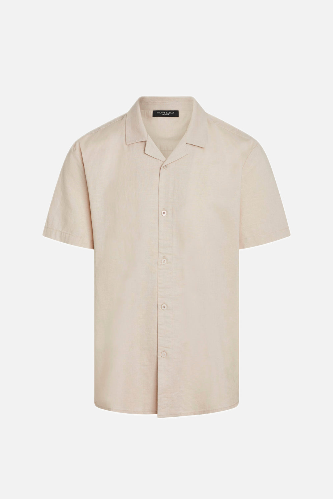 Bruuns Bazaar Men LinowBBHomer ss shirt Shirts Irish Cream