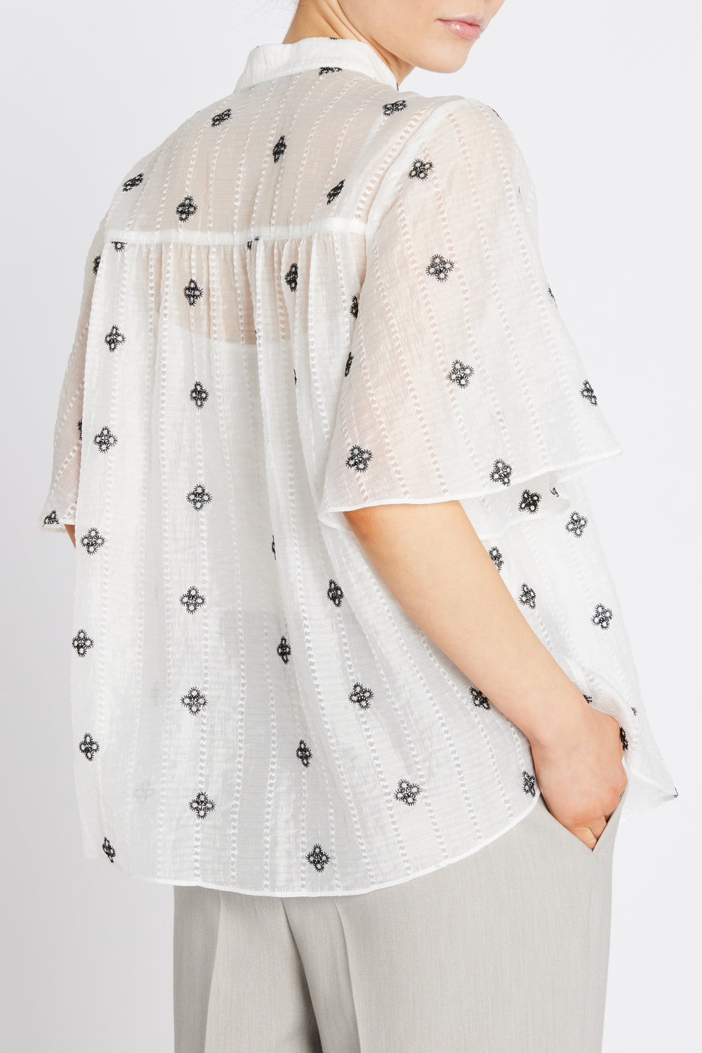 Bruuns Bazaar Women MarshBBMatela blouse Shirts Snow White