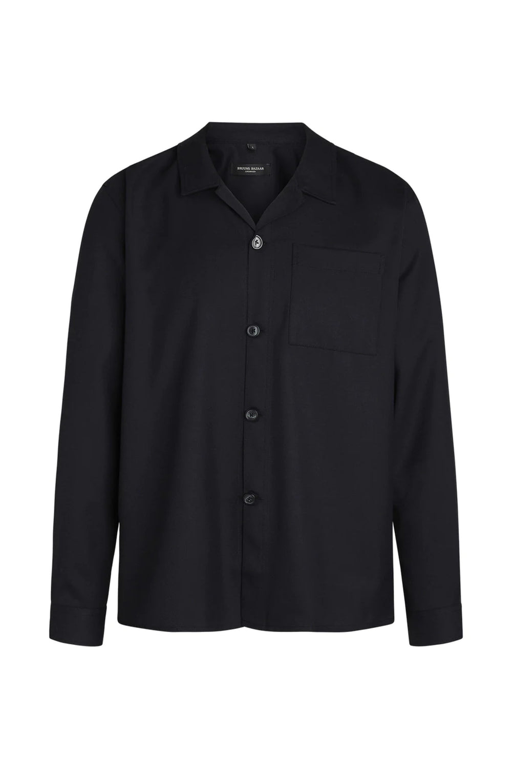 Bruuns Bazaar Men MicksBBStone shacket Shirts Navy