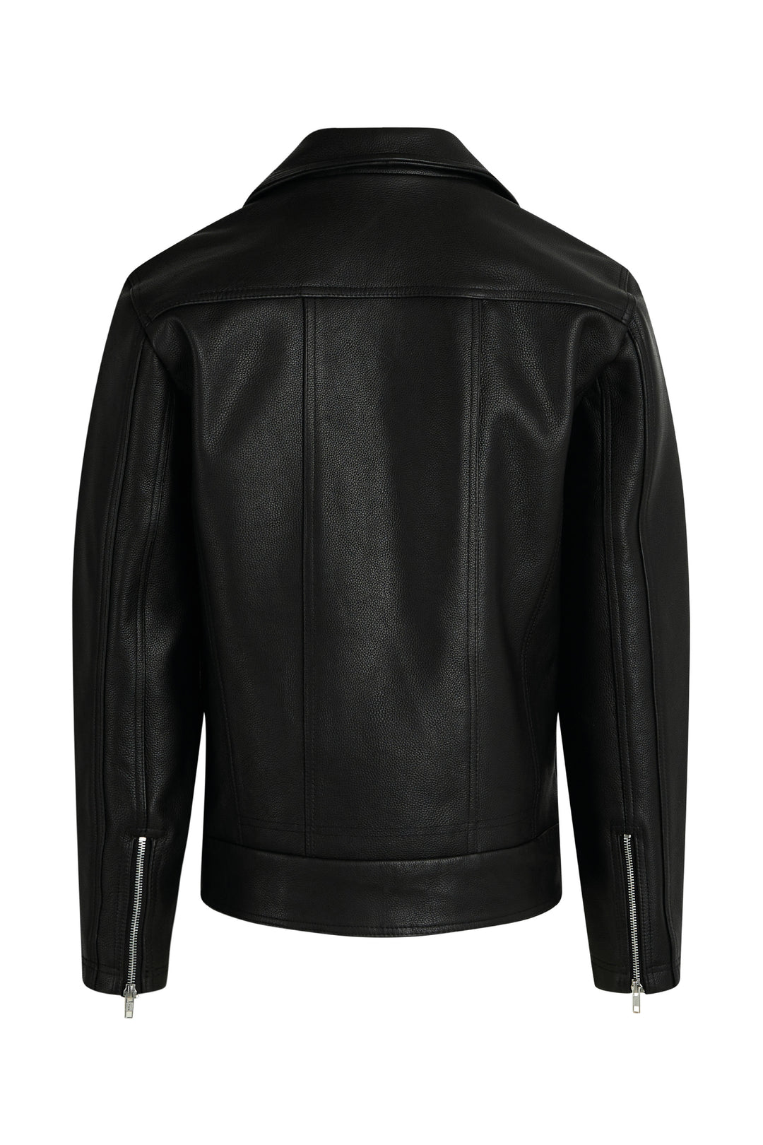 Bruuns Bazaar Men ParisBBLeather Jacket Outerwear Black