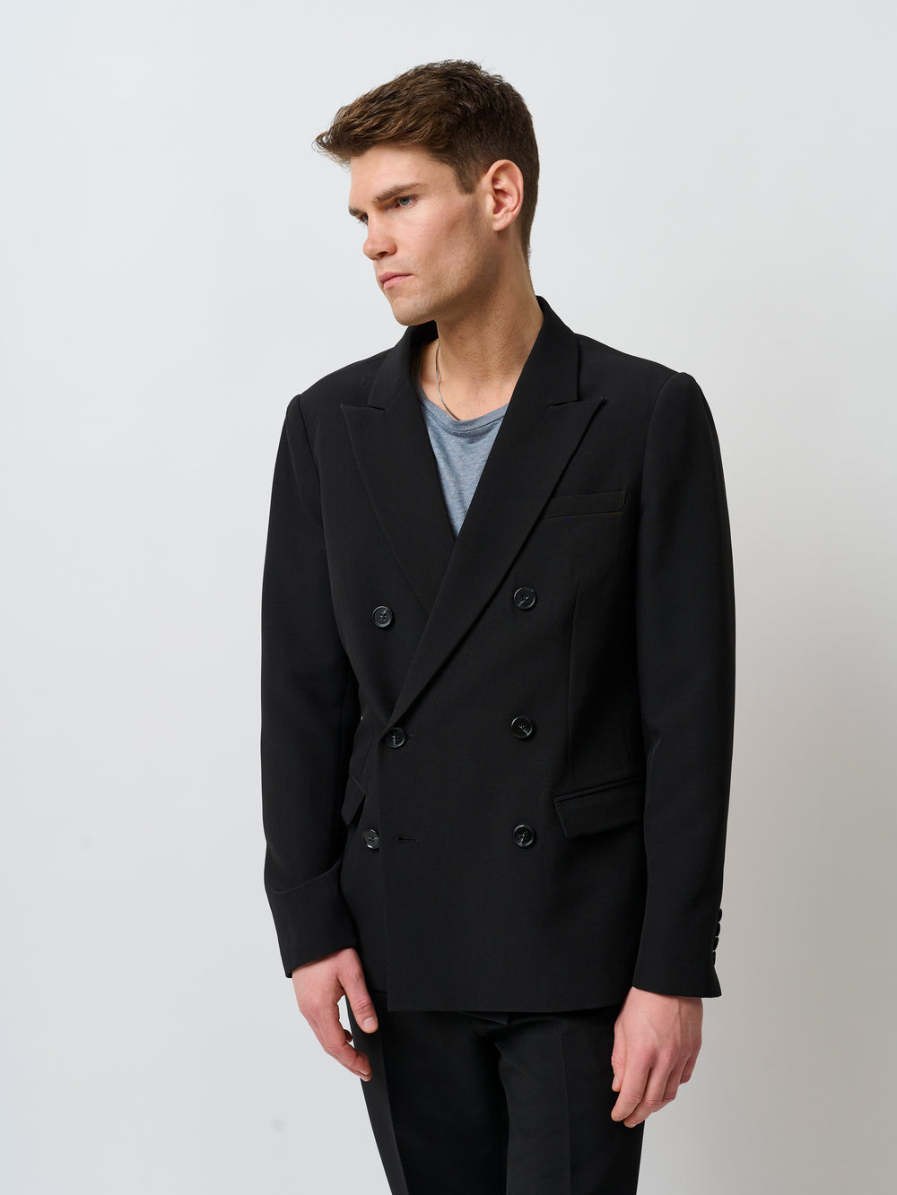 Bruuns Bazaar Men RubenBBDouble Blazer Blazer Black