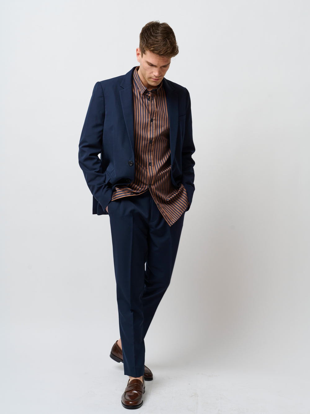 Bruuns Bazaar Men RubenBBKarlSus Pants Pants Navy