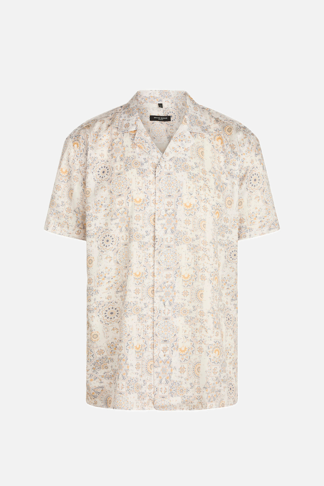 Bruuns Bazaar Men WonBBHomer AOP shirt Shirts Boho sand