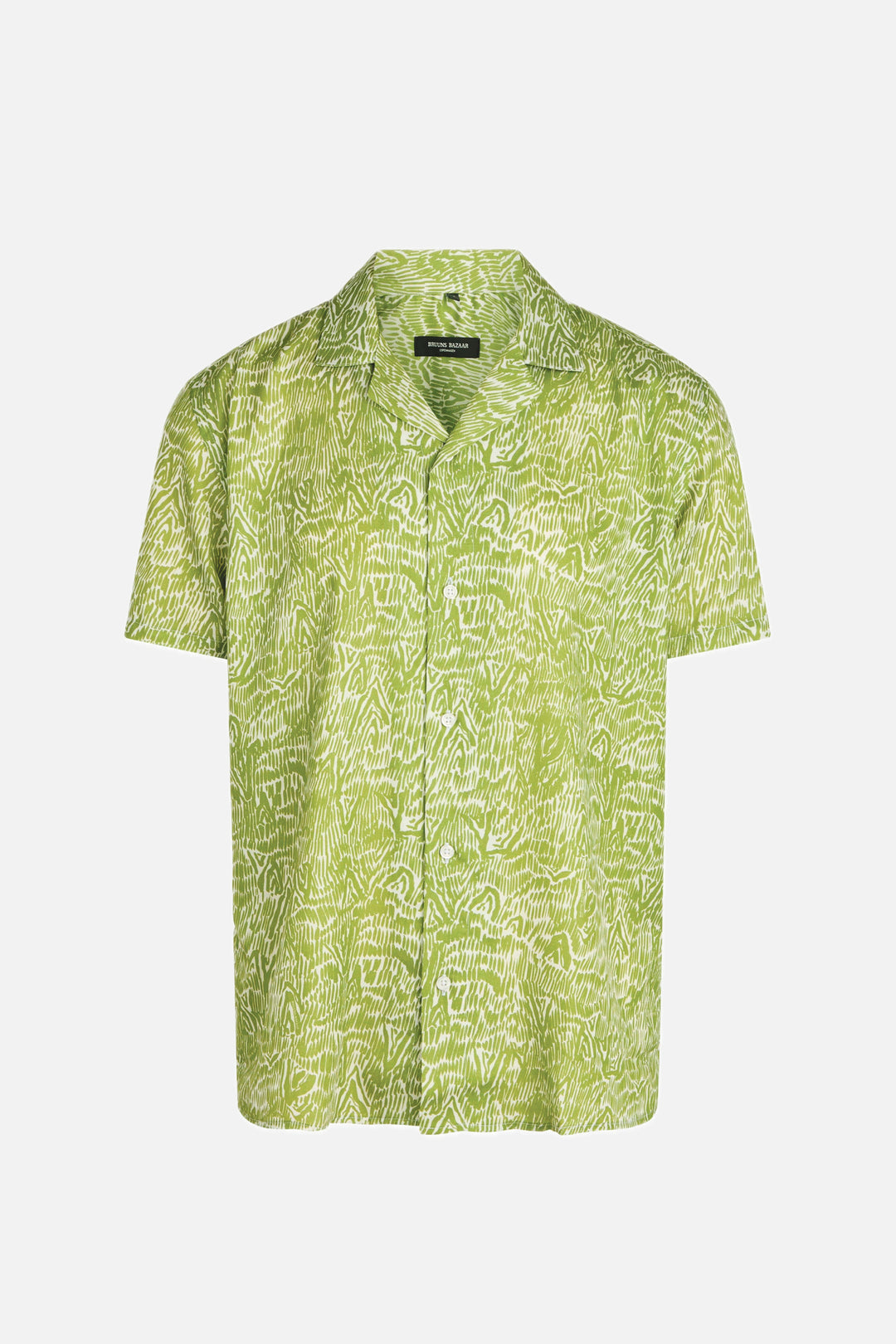 Bruuns Bazaar Men WonBBHomer AOP shirt Shirts Structured green