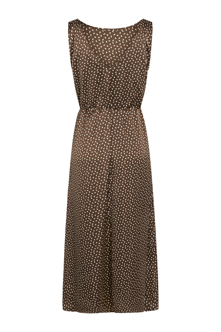 Bruuns Bazaar Women AcaciaBBKarola dress Dress Brown/cream dot print