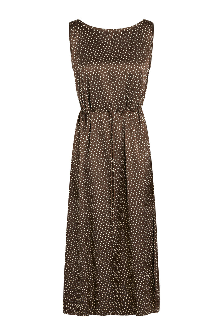 Bruuns Bazaar Women AcaciaBBKarola dress Dress Brown/cream dot print