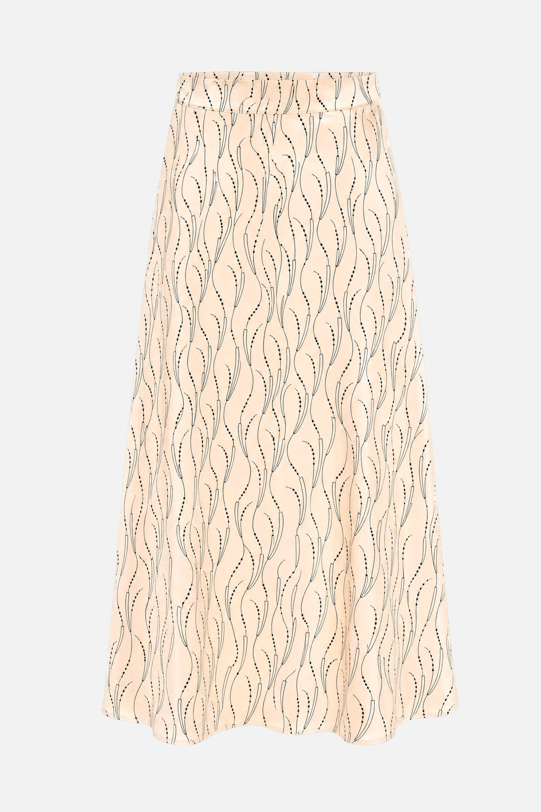 Bruuns Bazaar Women AcaraBBAmattas skirt Skirt Wavy print White cream