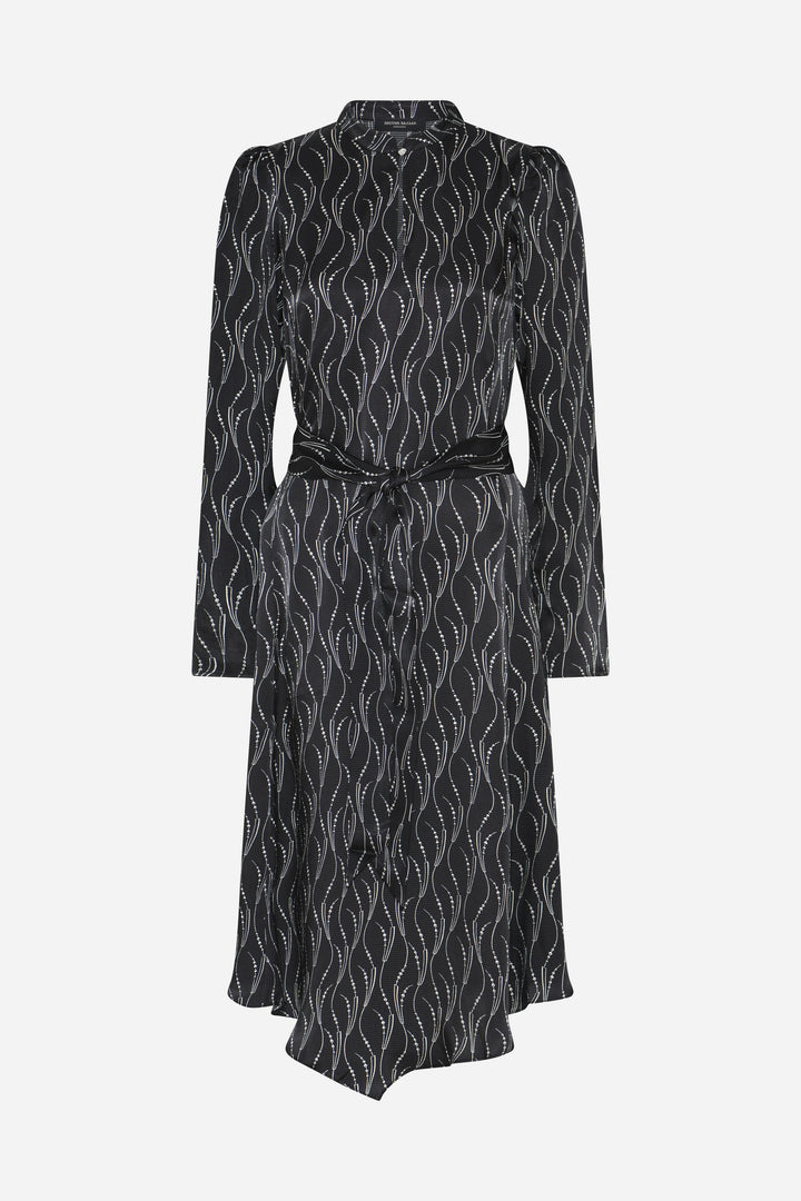 Bruuns Bazaar Women AcaraBBLiriana dress Dress Wavy print Black