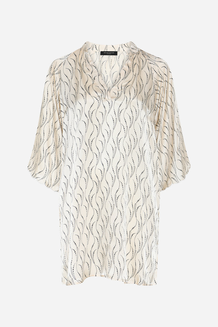 Bruuns Bazaar Women AcaraBBWendisa dress Dress Wavy print White cream