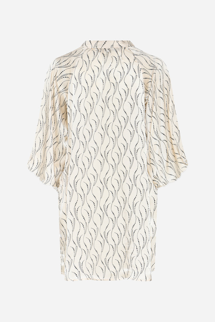 Bruuns Bazaar Women AcaraBBWendisa dress Dress Wavy print White cream