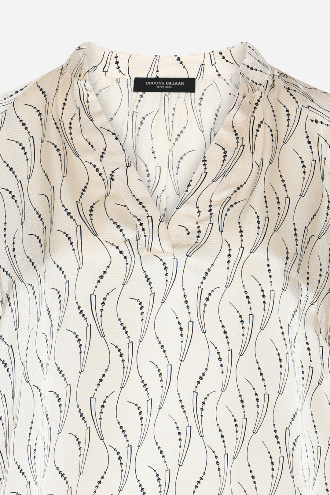 Bruuns Bazaar Women AcaraBBWendisa dress Dress Wavy print White cream