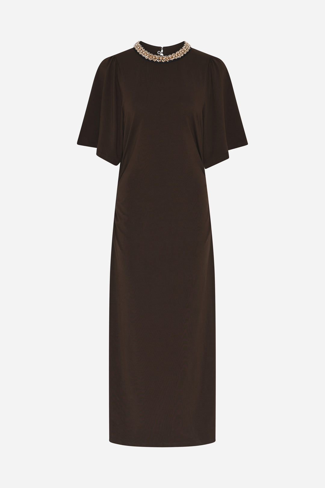 Bruuns Bazaar Women AlnusBBNathala Trim dress Dress Chestnut