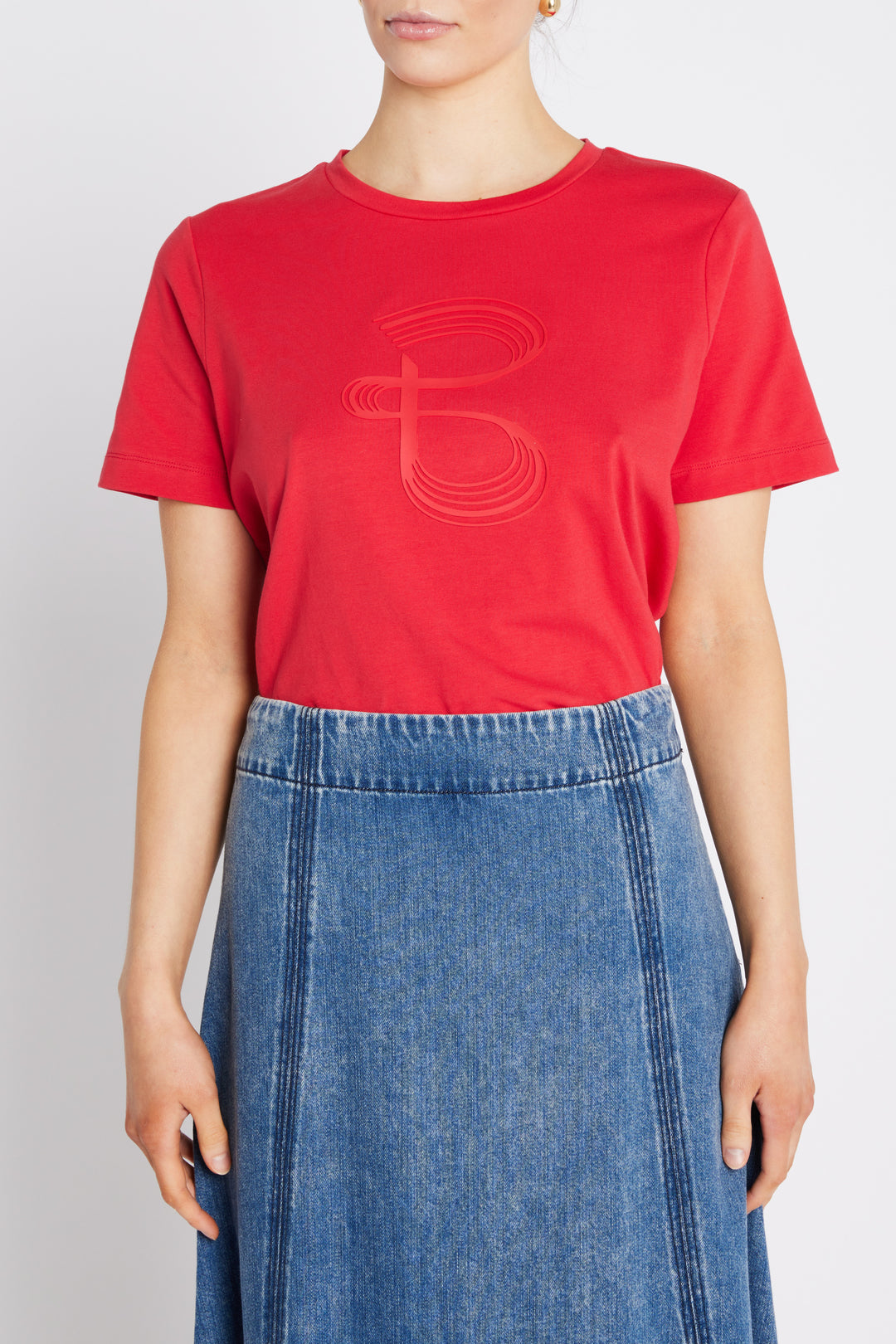 Bruuns Bazaar Women AlnusBBRuba tee T-shirts Cherry Red