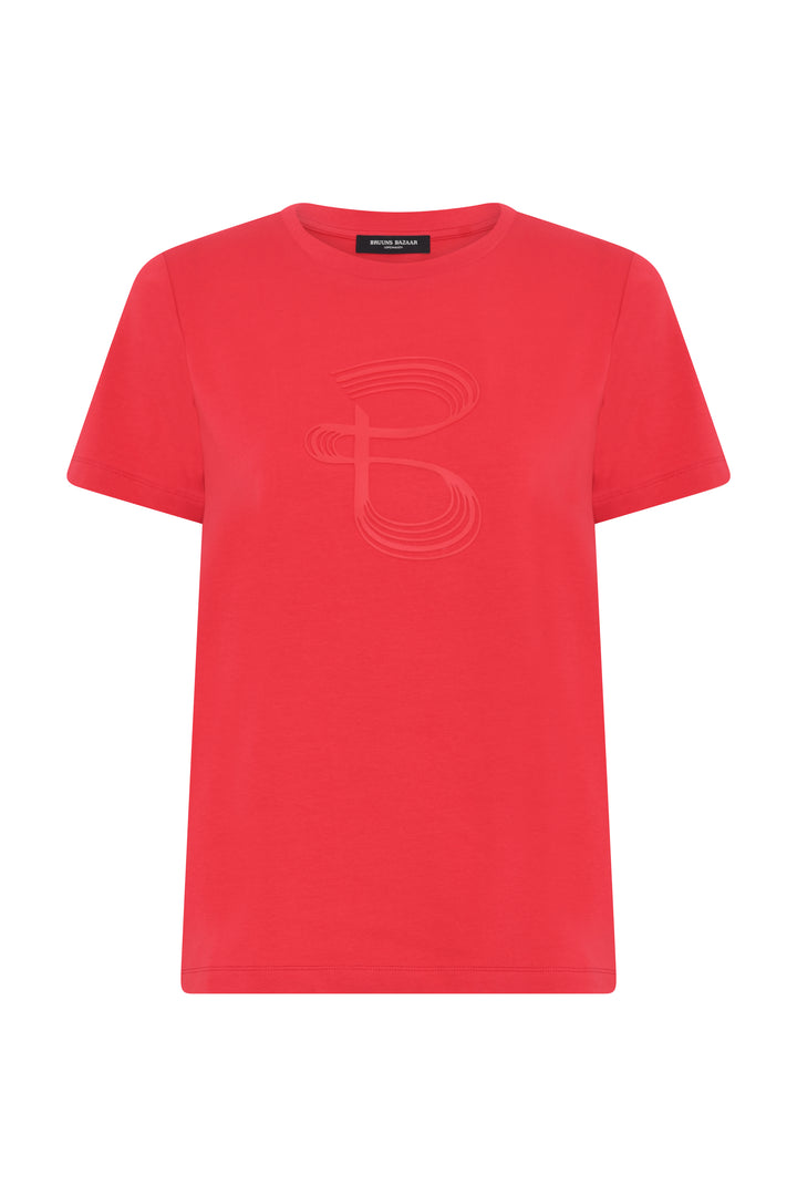 Bruuns Bazaar Women AlnusBBRuba tee T-shirts Cherry Red