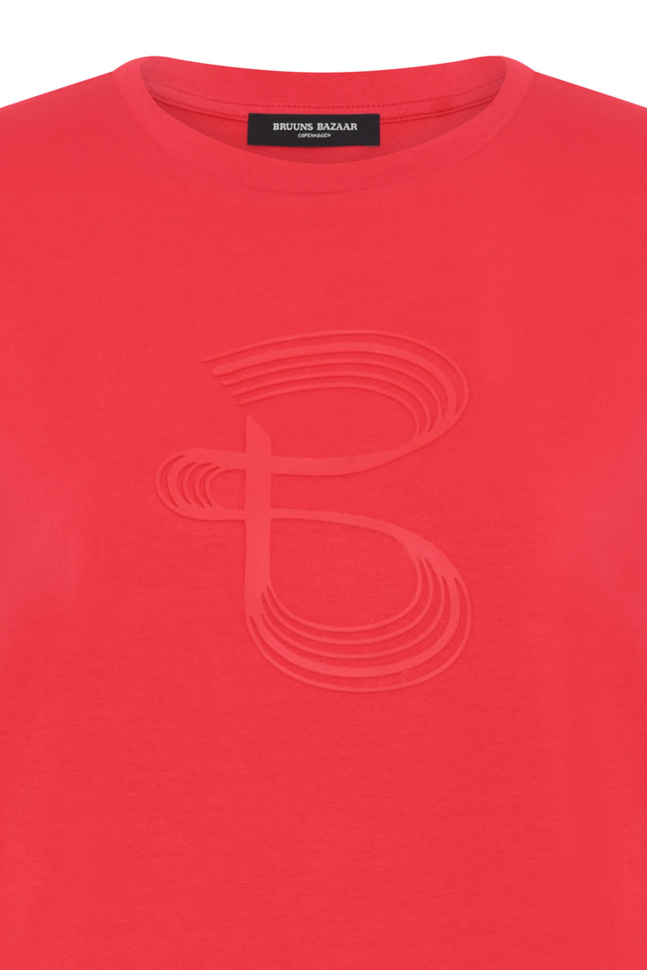Bruuns Bazaar Women AlnusBBRuba tee T-shirts Cherry Red