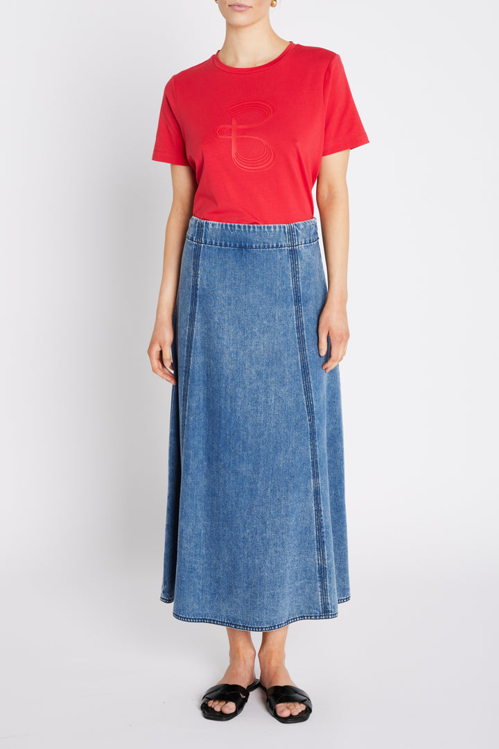 Bruuns Bazaar Women AlnusBBRuba tee T-shirts Cherry Red