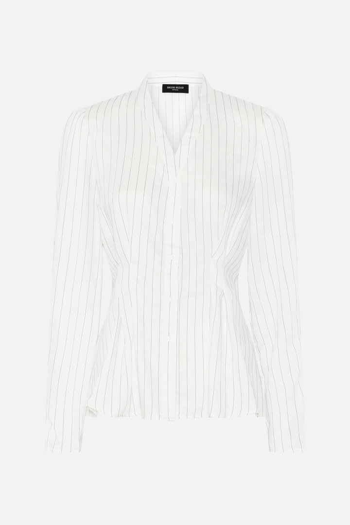 Bruuns Bazaar Women AmaranthBBZea shirt Shirts White stripe