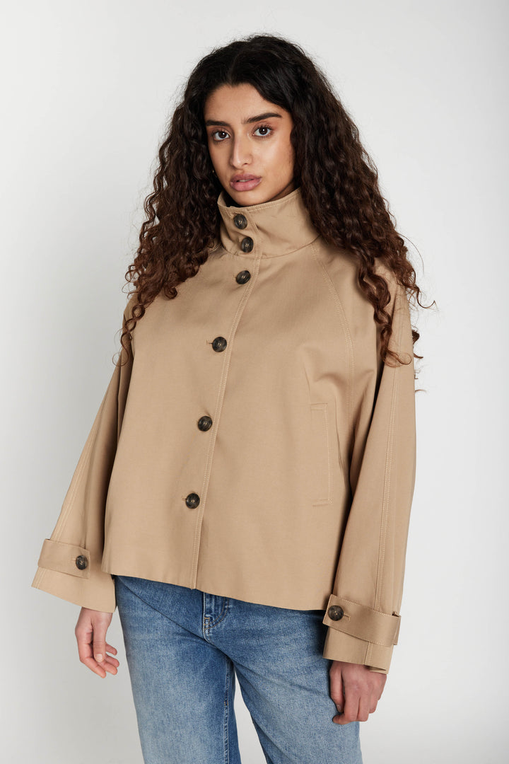 Bruuns Bazaar Women AmomumBBToma jacket Outerwear Dark sand