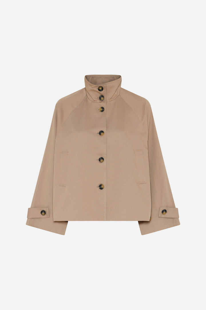 Bruuns Bazaar Women AmomumBBToma jacket Outerwear Dark sand