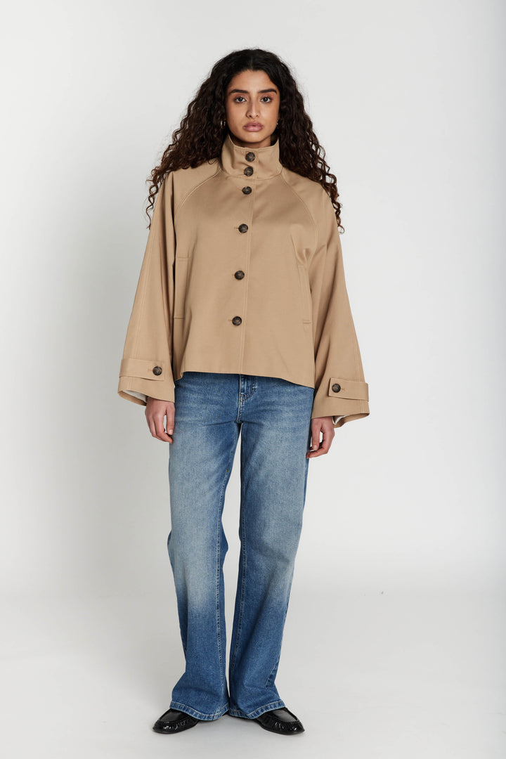 Bruuns Bazaar Women AmomumBBToma jacket Outerwear Dark sand