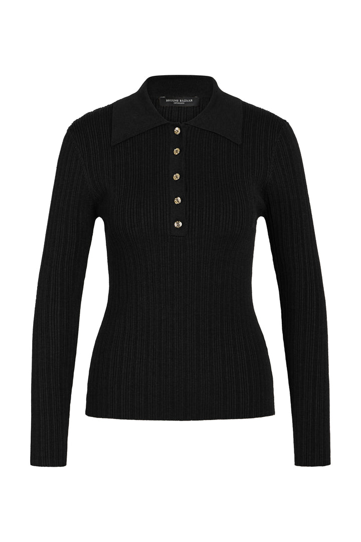 Bruuns Bazaar Women AnemoneBBCathrin knit blouse Knit Black