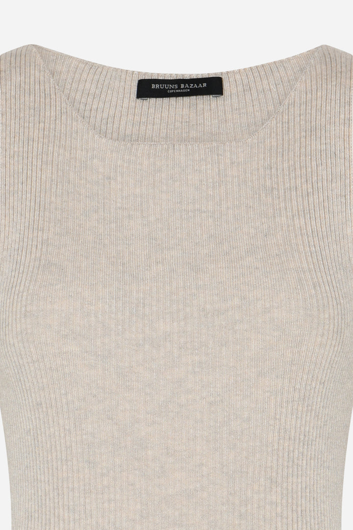 Bruuns Bazaar Women AnemoneBBDiti knit top Knit Sand Melange