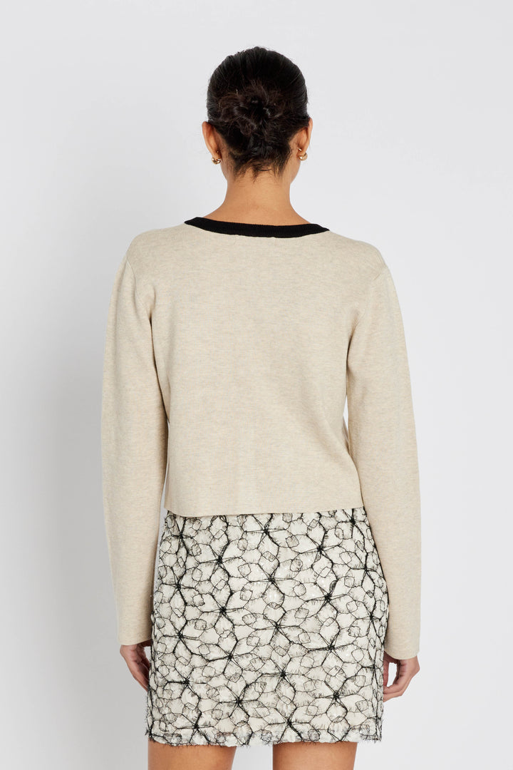 Bruuns Bazaar Women AnemoneBBFreias knit cardigan Knit Sand Melange