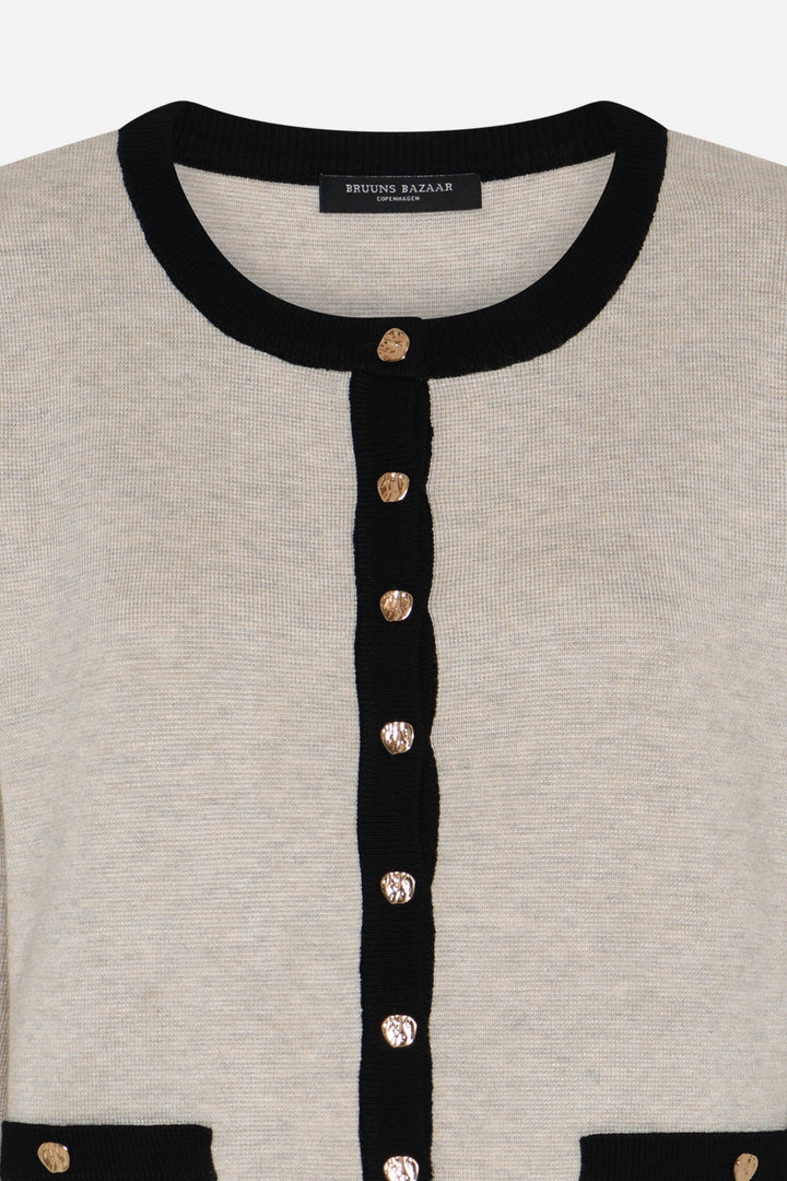 Bruuns Bazaar Women AnemoneBBFreias knit cardigan Knit Sand Melange