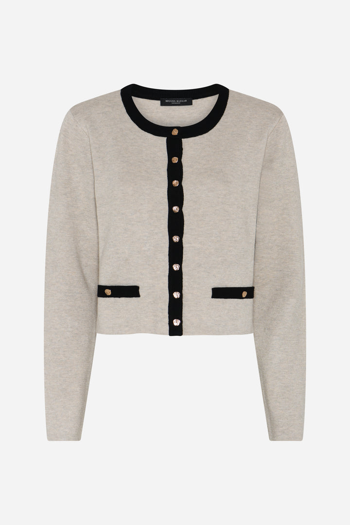 Bruuns Bazaar Women AnemoneBBFreias knit cardigan Knit Sand Melange