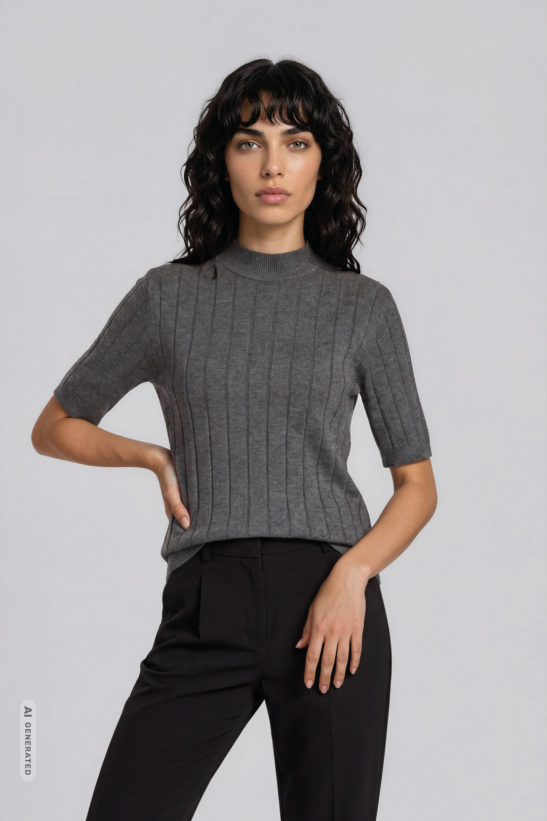 Bruuns Bazaar Women AnemoneBBGlady knit Knit Grey mel