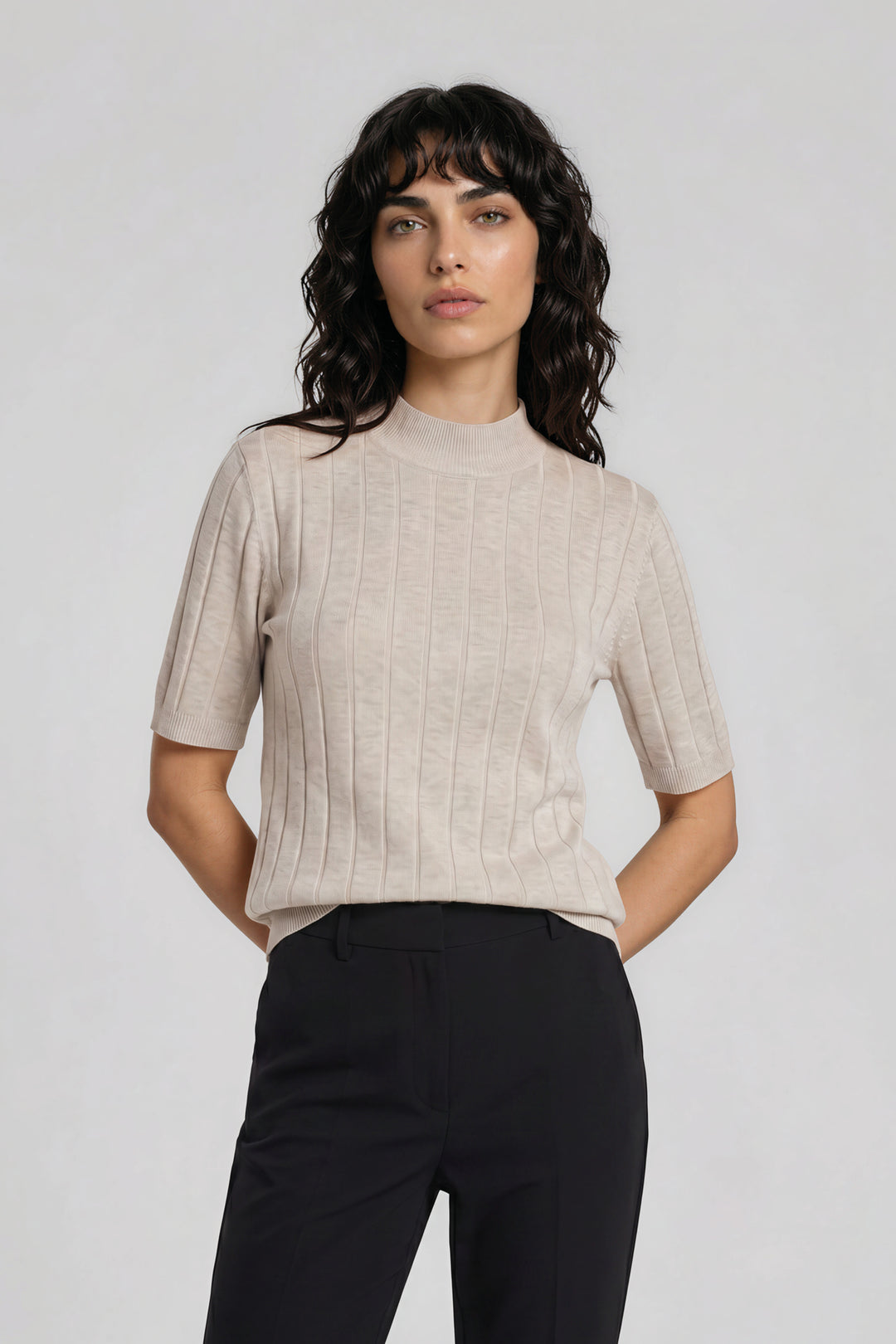 Bruuns Bazaar Women AnemoneBBGlady knit Knit Sand Melange