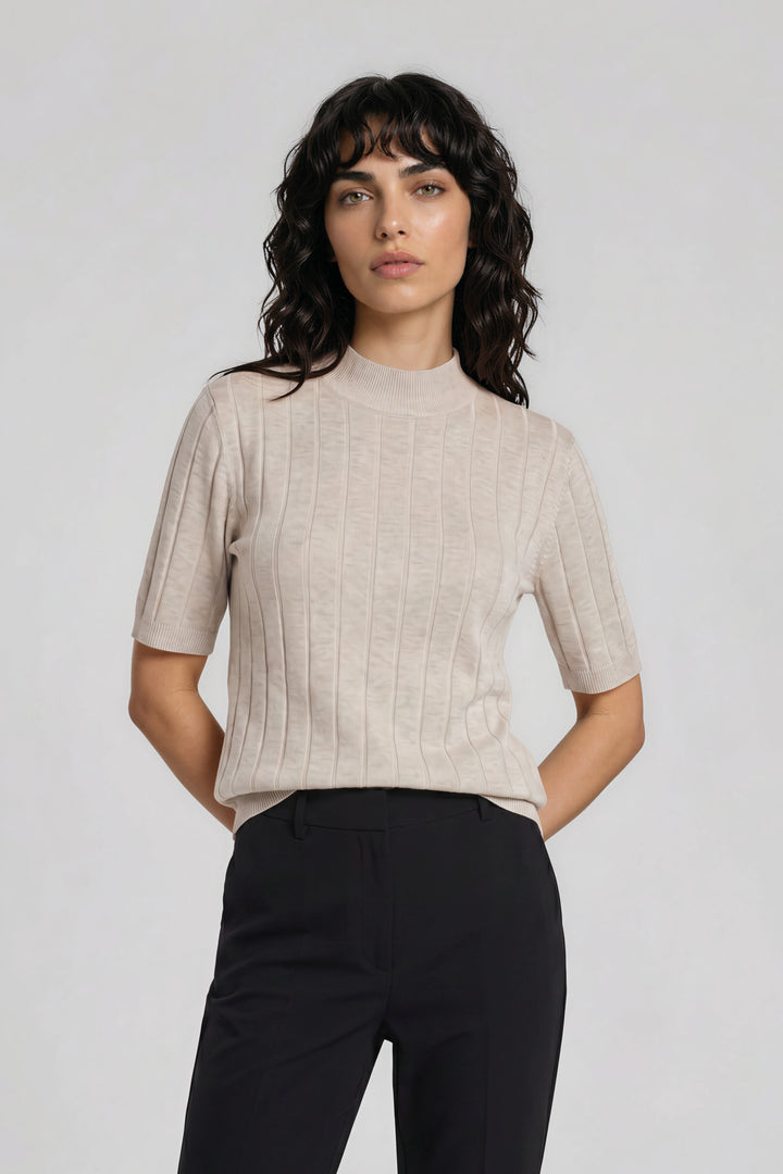Bruuns Bazaar Women AnemoneBBGlady knit Knit Sand Melange