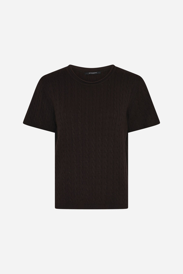 Bruuns Bazaar Women AnemoneBBGlenda knit Knit Chocolate brown