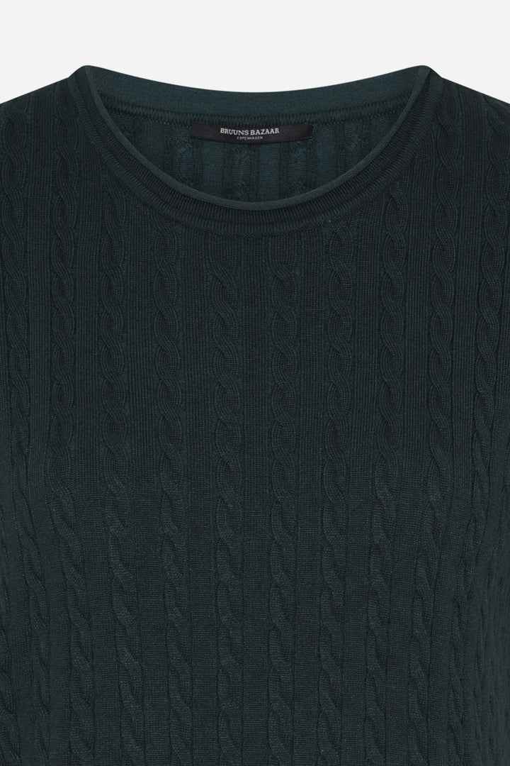 Bruuns Bazaar Women AnemoneBBGlenda knit Knit Midnight Green