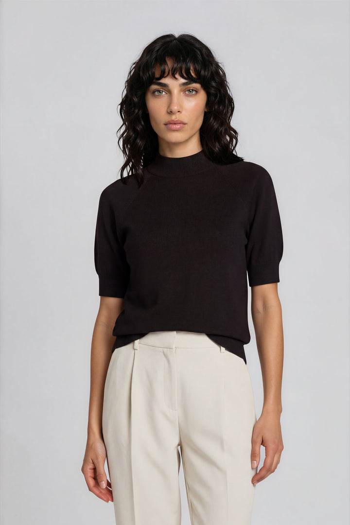 Bruuns Bazaar Women AnemoneBBHalias knit Knit Chocolate brown