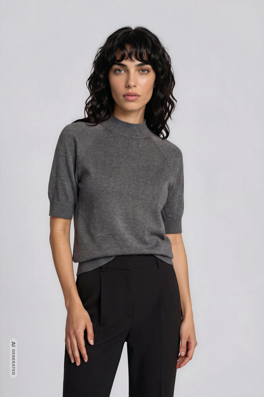 Bruuns Bazaar Women AnemoneBBHalias knit Knit Grey mel