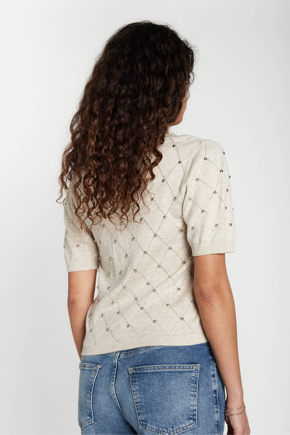 Bruuns Bazaar Women AnemoneBBTiti knit Knit Sand Melange