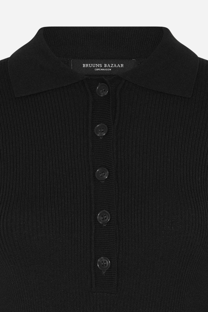 Bruuns Bazaar Women AnemoneBBValea knit polo Knit Black